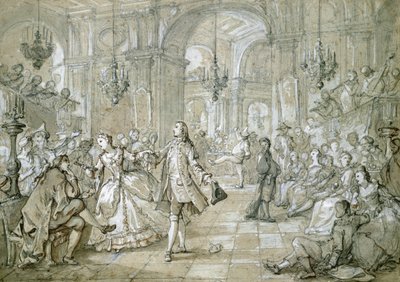 Ein Maskenball von Charles Joseph Natoire